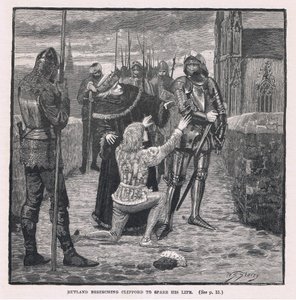Rutland beseeching Clifford to spare his life 1460